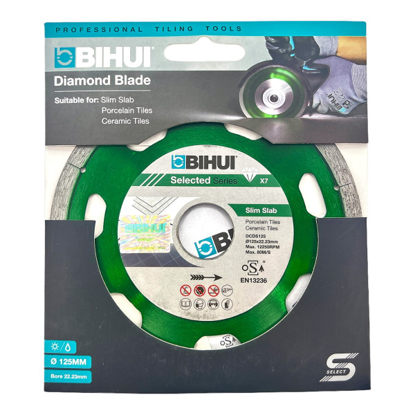 Диск алмазный BIHUI B-SLIM 125x1,0x22,23 мм (DCDS125)