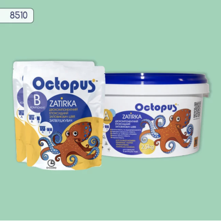 Двухкомпонентная эпоксидная затирка Octopus Zatirka цвет 8510 2,5 кг (8510-2)