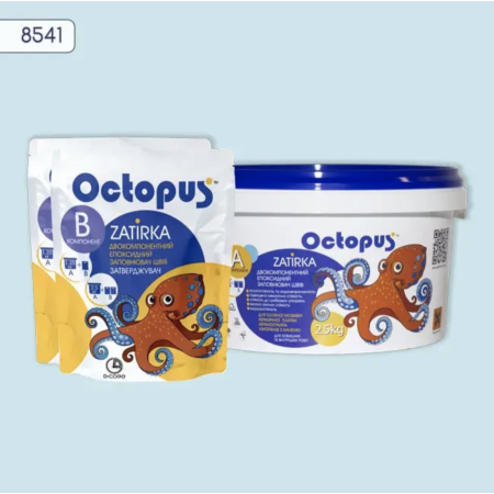 Двухкомпонентная эпоксидная затирка Octopus Zatirka цвет 8541, 2,5 кг (8541-2)