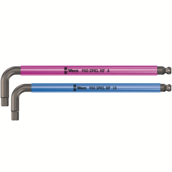 Набір Г-подібних ключів WERA, 950/9 Hex-Plus Multicolour 1, метричних, BlackLaser (05022089001)