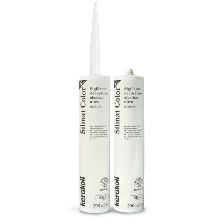 Матовий герметик (силікон) декоративний Kerakoll Silmat Color KK2, 290 мл (KKS2)