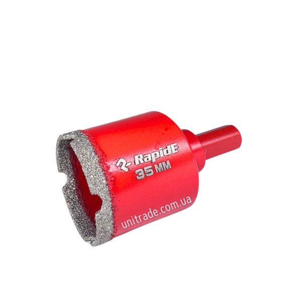 Алмазная коронка RapidE Red Point EVO 35 мм, под дрель (НФ-00001854)