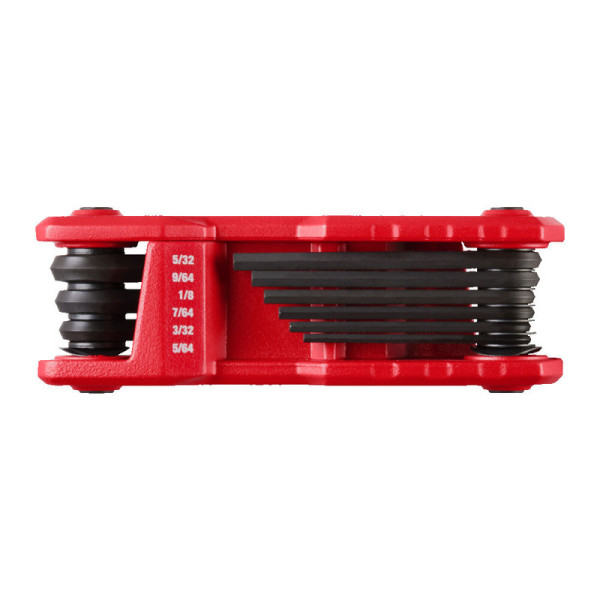Набор ключей складных шестигранных дюймовых MILWAUKEE HEX, 9 шт. (4932493614)