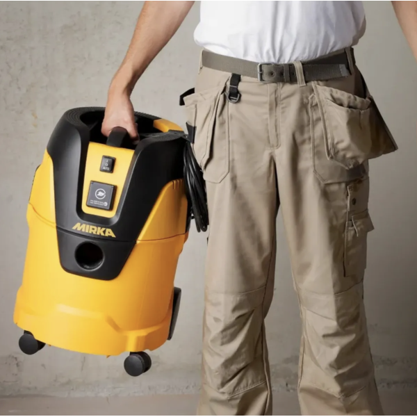 Пылесос Mirka DE 1025 L, 25 л, класс L, ручная очистка Push&Clean (8999000111)