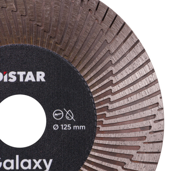 Диск алмазный Distar Galaxy 125 мм, запил под 45°, без шлифовки (11120159100)