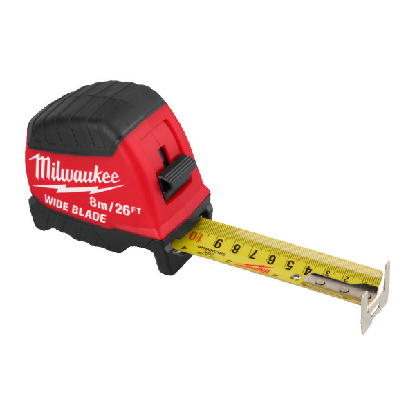 Рулетка WIDE BLADE MILWAUKEE (Gen2), 8м, 35мм (4932499206)