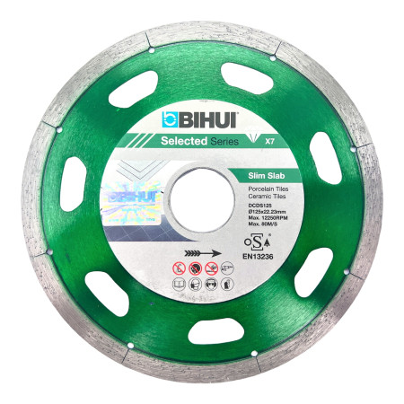 Диск алмазний BIHUI B-SLIM 125x1,0x22,23 мм (DCDS125)
