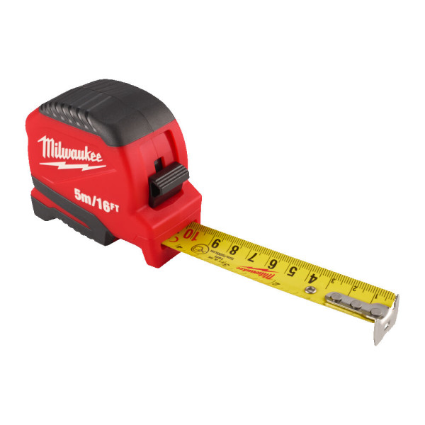 Рулетка Pro Compact MILWAUKEE (Gen 2), 5м, 25мм (4932498779)