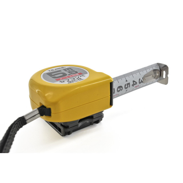Рулетка строительная TAJIMA HI LOCK SFL25-55BL 5,5 м с держателем на ремень (1001-1652)