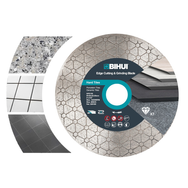 Диск алмазний BIHUI EDGE 125 мм для запилу кута плитки (DPE125)