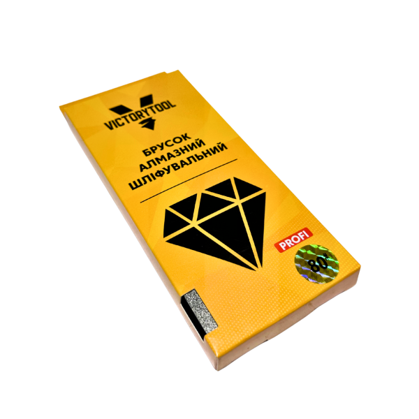 Алмазный шлифовальный брусок VICTORYTOOL 170×75×13 мм, зерно №180 (BR180)