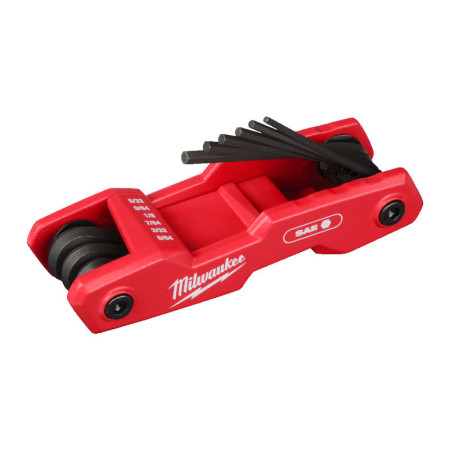 Набор ключей складных шестигранных дюймовых MILWAUKEE HEX, 9 шт. (4932493614)