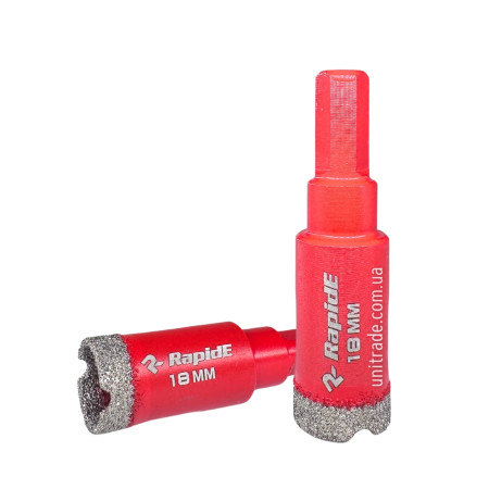 Алмазна коронка RapidE Red Point EVO 18 мм, під дриль (НФ-00001848)