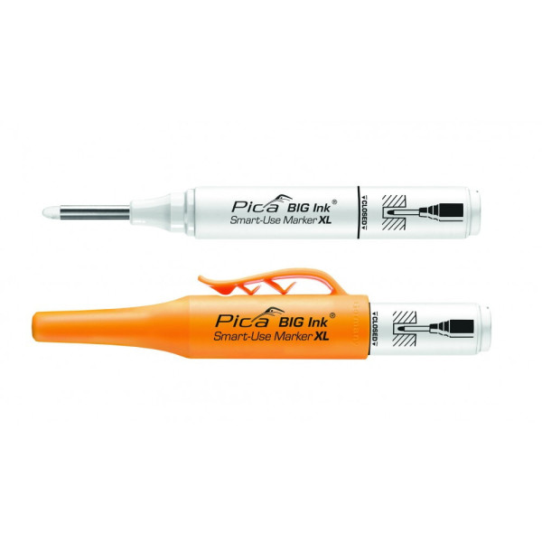 Маркер фирменный с длинным носиком Pica BIG Ink Smart-Use Marker XL, 170/52, белый (170/52)