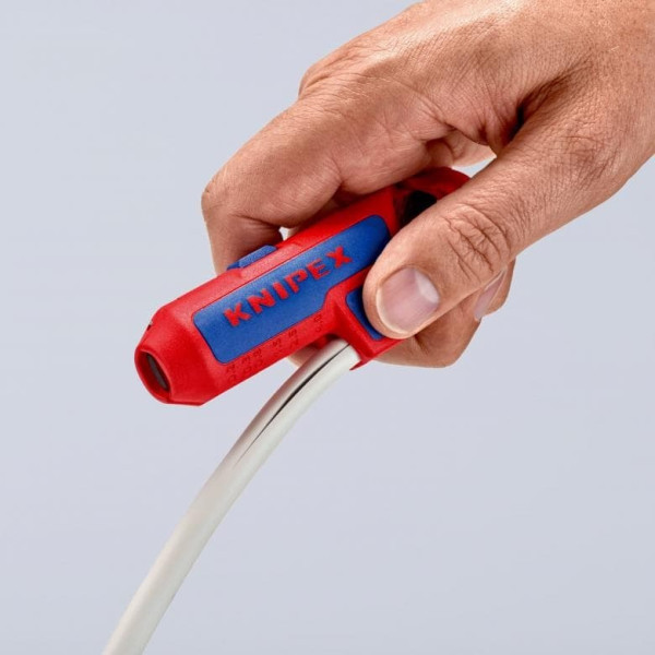 Універсальний інструмент Knipex ErgoStrip для видалення оболонки, Ø від 8 до 13 мм (для шульги) (16 95 02 SB)