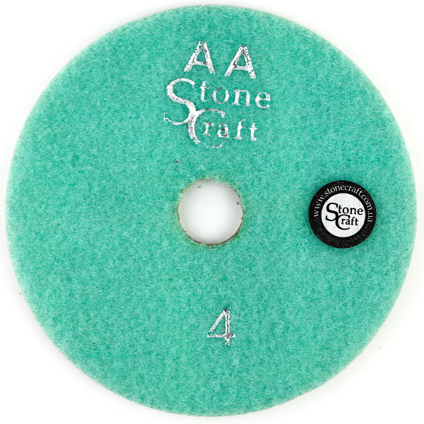 Алмазный гибкий шлифовальный диск Stonecraft 125 мм №4 (шаг 4) (00590)