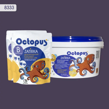 Двокомпонентна епоксидна фуга Octopus Zatirka колір 8333, 2,5 кг (8333-2)