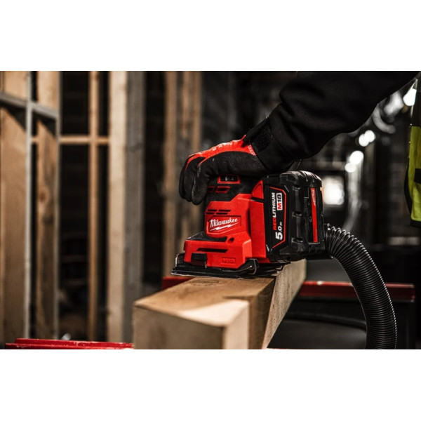 Вібраційна шліфувальна машина акумуляторна MILWAUKEE M18 BQSS-502B (4933479967)