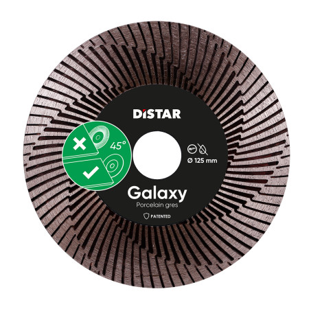 Диск алмазный Distar Galaxy 125 мм, запил под 45°, без шлифовки (11120159100)
