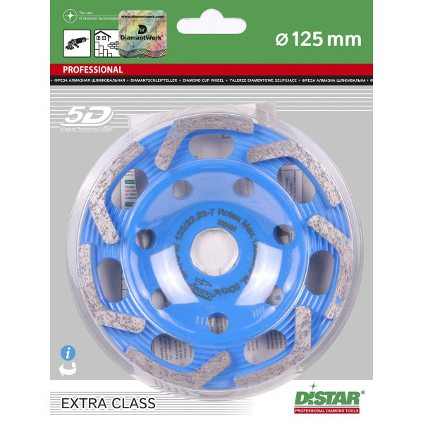 Фреза алмазная Distar Rotex 125 мм для шлифования бетона (16915067010)