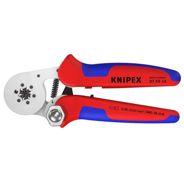 Инструмент для опрессовки контактных гильз Knipex, с автонастройкой (97 55 14)