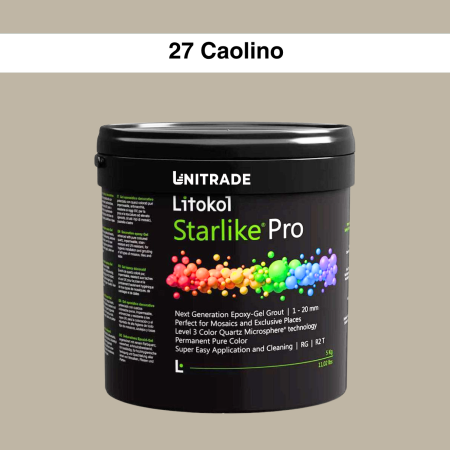 Епоксидна гелева фуга (затирка) Litokol Starlike Pro 27 Caolino 2,5 кг (STPROCAO02.5)
