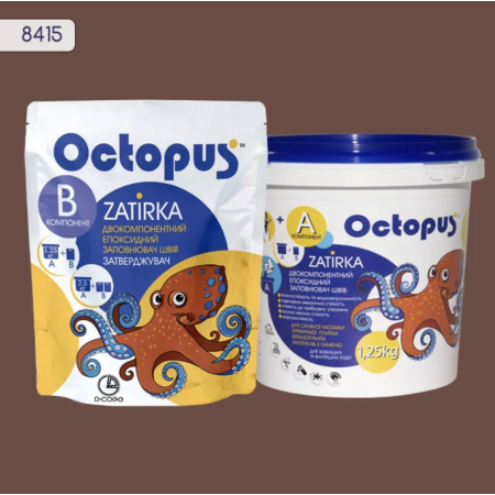 Двокомпонентна епоксидна фуга Octopus Zatirka колір 8415, 1,25 кг (8415-1)