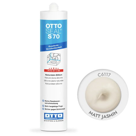 Силіконовий герметик Litokol OttoSeal S70 С6117 жасмин матовий (8NTRGPL0201)