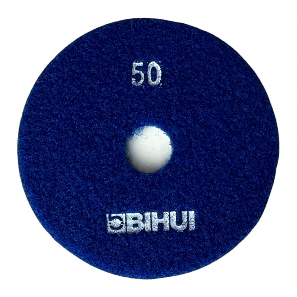 Алмазный гибкий шлифовальный круг BIHUI VACUUM на липучке №50 (DPV405)