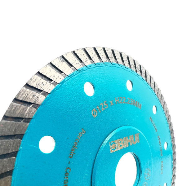 Диск алмазный BIHUI THIN TURBO 125 мм для керамогранита/мрамора/гранита (DCBT5)