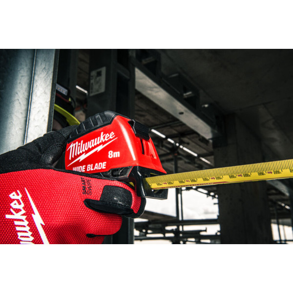Рулетка магнитная WIDE BLADE MAGNETIC MILWAUKEE (Gen2), 8м, 35мм (4932499209)