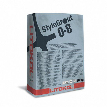 Цементна фуга StyleGrout 0-8 (Silver 3) 20 кг (SG08SLV30020)
