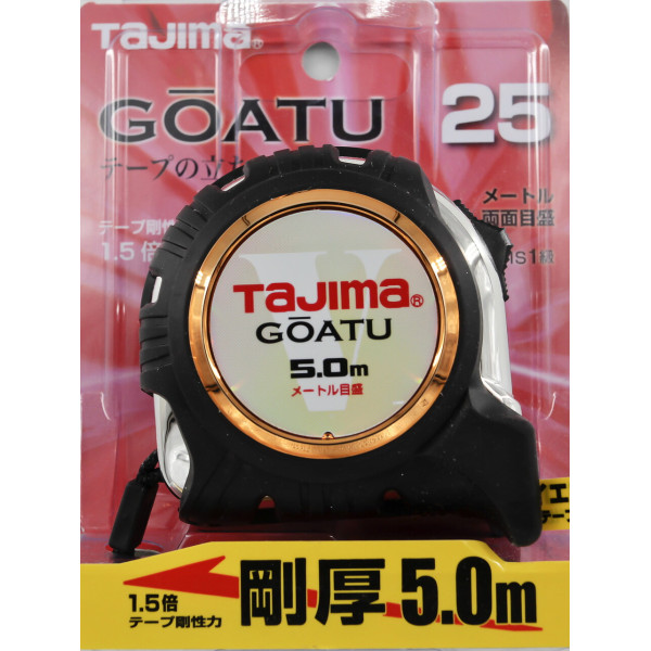 Рулетка строительная TAJIMA GOATU G LOCK GAGL2550 5 м (1001-1891)