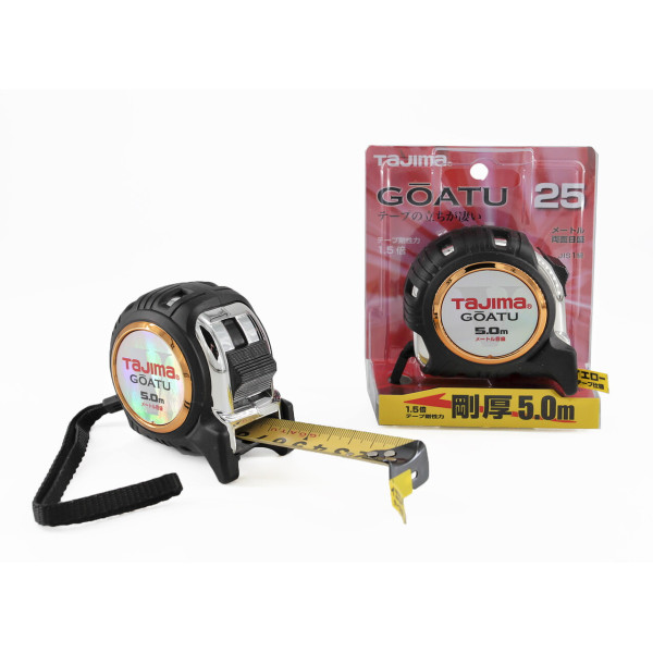 Рулетка строительная TAJIMA GOATU G LOCK GAGL2550 5 м (1001-1891)