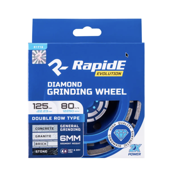 Алмазная чашка по бетону Rapide 125 DOUBLE ROW (НФ-00000908)