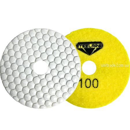 Алмазный шлифовальный диск (черепашка) 100 мм, №100 STEELRING (DUDP100)