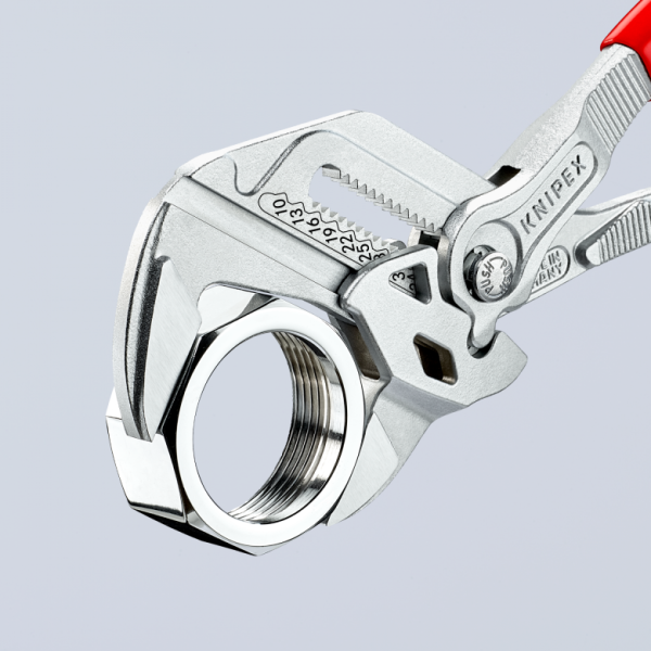 Переставні кліщі Knipex (хромовані), 180 мм (86 03 180)