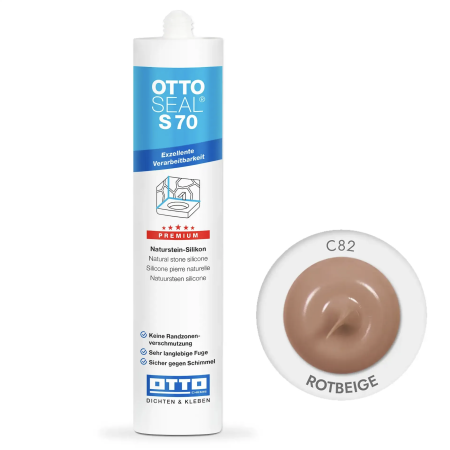 Силиконовый герметик Litokol OttoSeal S70 C82 (rotbeige), 310 мл (S70C82)