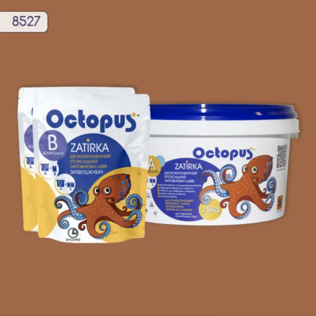 Двокомпонентна епоксидна фуга Octopus Zatirka колір 8527, 2,5 кг (8527-2)
