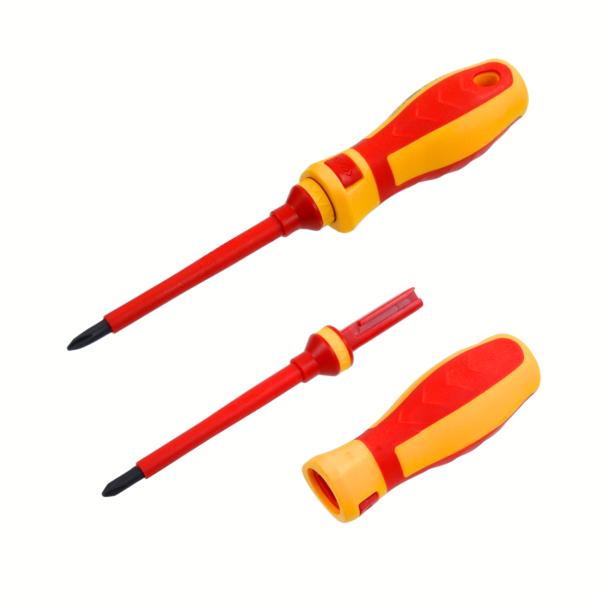 Набор диэлектрических отвёрток FIXTOOL 11 шт + индикаторная отвёртка 250В, CrV, пластиковый кейс (FIXER)