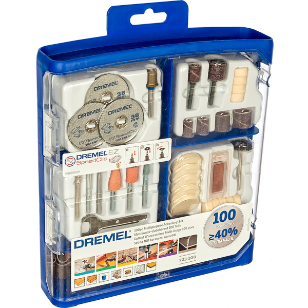 Набор многофункциональных насадок Dremel, 100 шт. (2615S723JA)