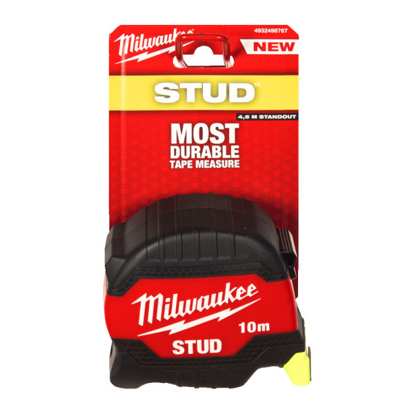 Рулетка STUD MILWAUKEE (Gen 3) 10м, 33мм (4932498767)