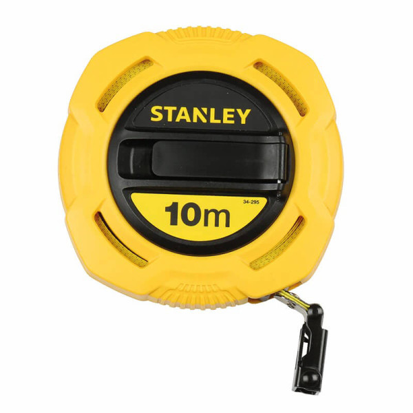 Рулетка измерительная FIBERGLASS длиной 10 м, шириной 12,7 мм, в пластмассовом корпусе STANLEY (0-34-295)