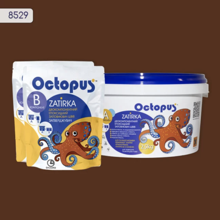Двокомпонентна епоксидна фуга Octopus Zatirka колір 8529, 2,5 кг (8529-2)