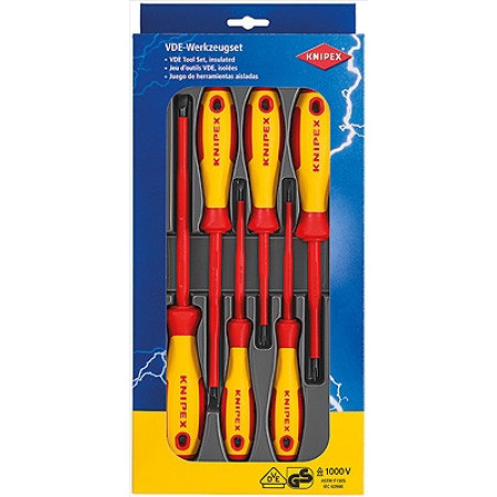 Набор отверток VDE Phillips®/шлиц, Knipex (00 20 12 V01)
