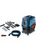 Пылесос строительный Bosch Professional GAS 15 PS с угловой и щелевой насадками (06019E5100)