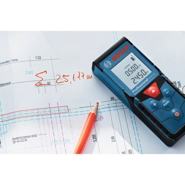 Лазерний дальномір Bosch Professional GLM 40 з чохлом (0601072900)