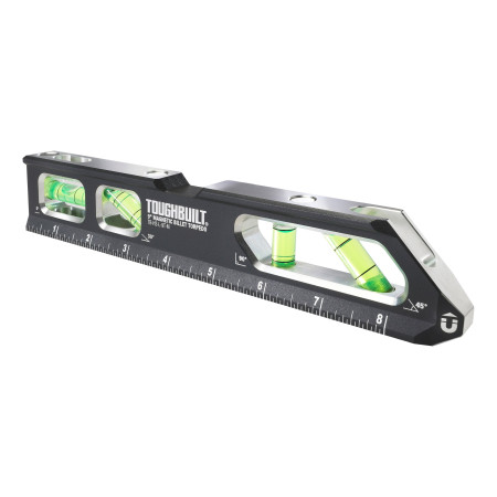 Уровень TOUGHBUILT Magnetic (23 см) (TB-H2-L-9T-MUT)
