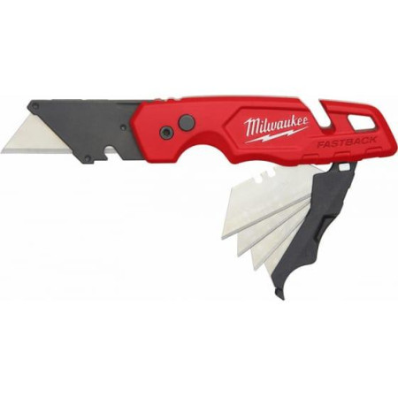 Нож складной многофункциональный FASTBACK™ MILWAUKEE с хранением лезвий (4932471358)