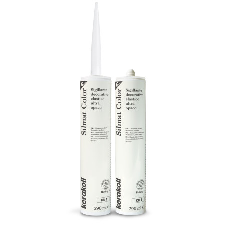 Матовый герметик (силикон) декоративный Kerakoll Silmat Color KK1, 290 мл (KKS1)